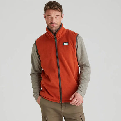 Orange fleece vest from Ridgeline Kodiak Gilet looks perfect for Kodiak Gilet fans