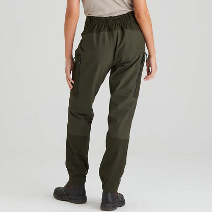 Olive green Cambrian trousers perfect for all-day wear in worst weather Ridgeline Ladies