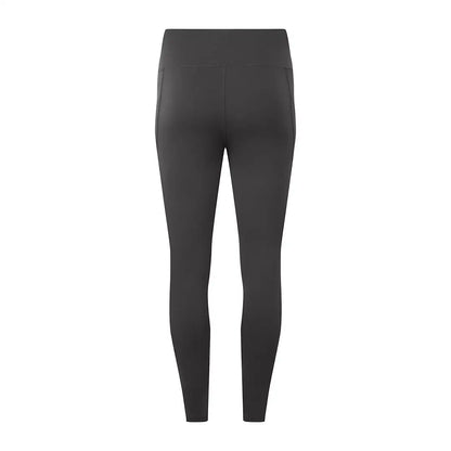 Gray Ridgeline Ladies Infinity Leggings showing off mid-weight leggings feature