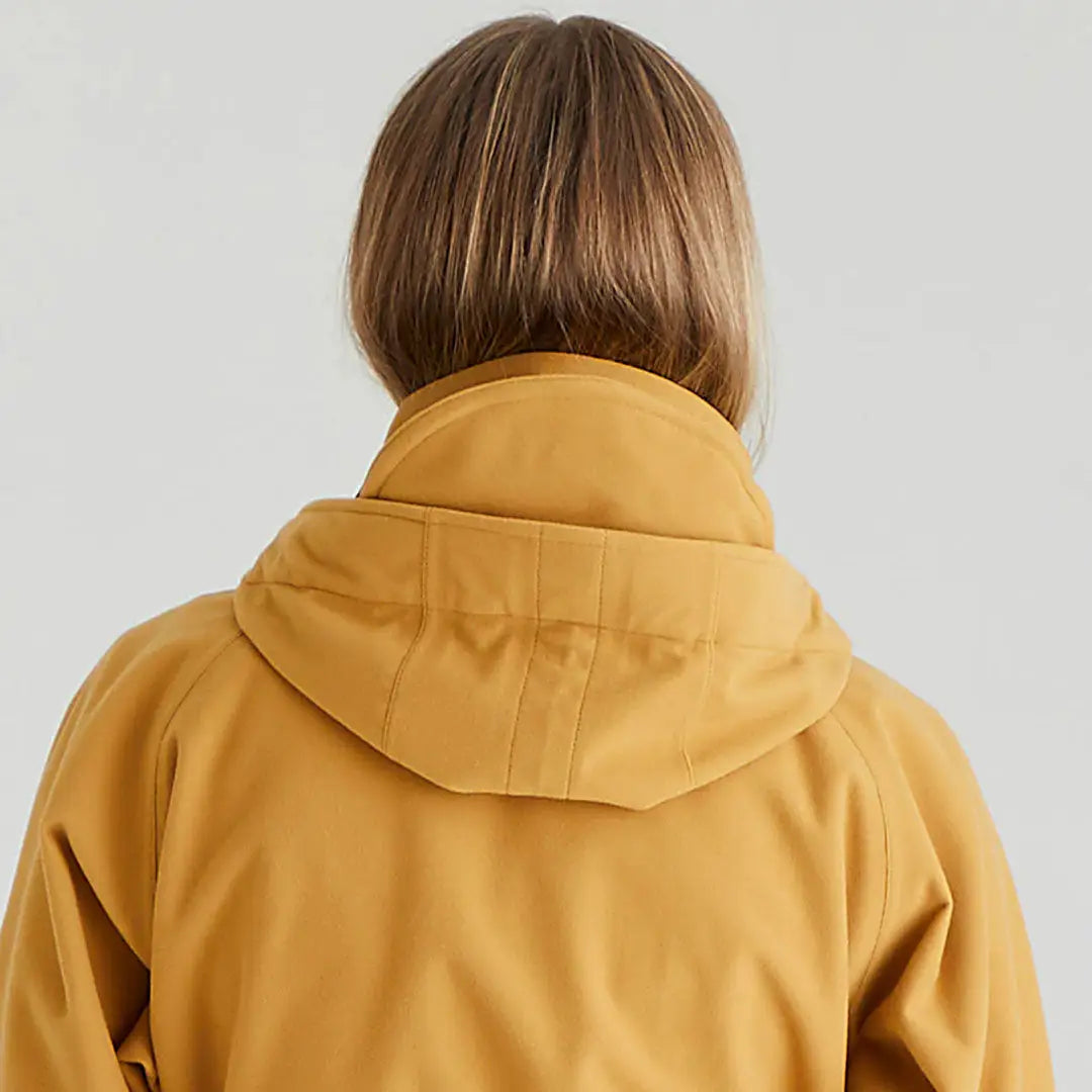 Mustard-colored Ridgeline Ladies Monsoon Nordic Jacket showcasing stylish nordic jacket design