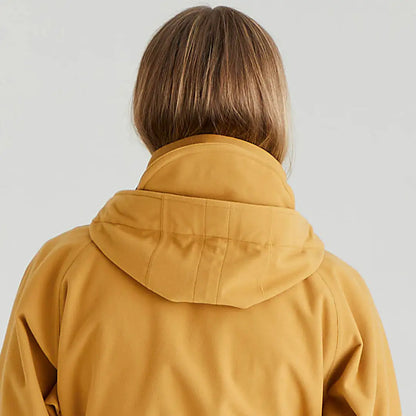 Mustard-colored Ridgeline Ladies Monsoon Nordic Jacket showcasing stylish nordic jacket design