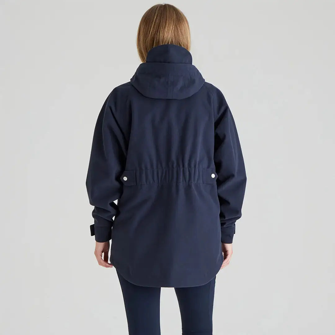 Navy hooded Ridgeline Ladies Monsoon Nordic Jacket for stylish outdoor vibes