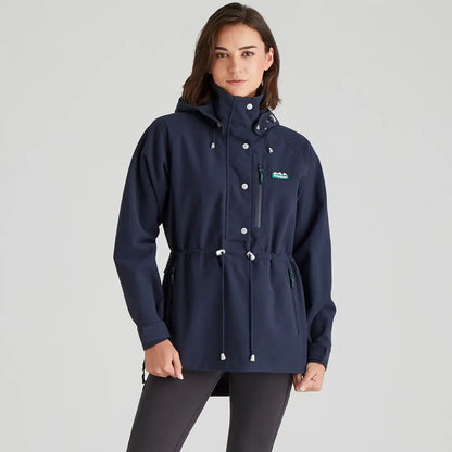 Navy blue hooded jacket from Ridgeline Ladies Monsoon Nordic Smock collection
