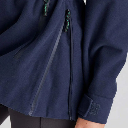 Navy blue Ridgeline Ladies Monsoon Nordic Smock with zipper perfect for stylish rain protection