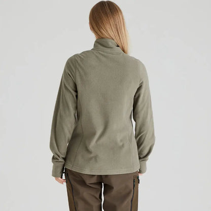 Olive green Ridgeline Ladies Narvik Fleece jacket made of highly functional polyester fleece
