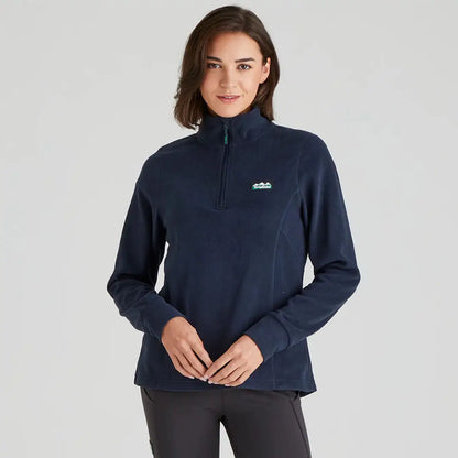 Navy blue Ridgeline Ladies Narvik Fleece featuring highly functional polyester fleece for warmth
