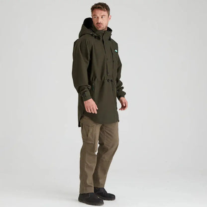 Olive green hooded anorak from Ridgeline Monsoon Classic Smock collection