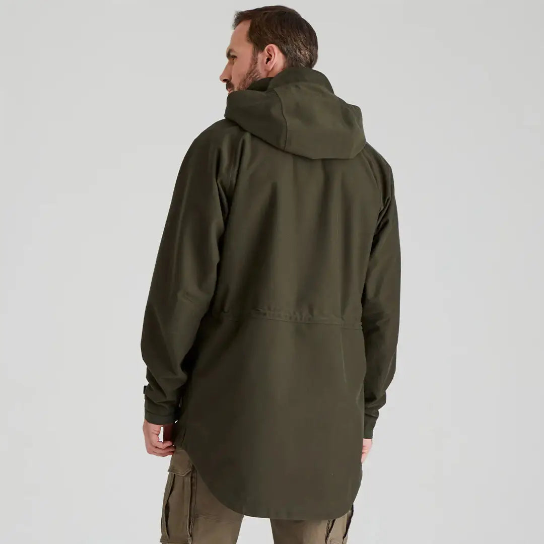 Olive green Hooded Parka from Ridgeline Mens Monsoon Classic Waterproof Jacket line