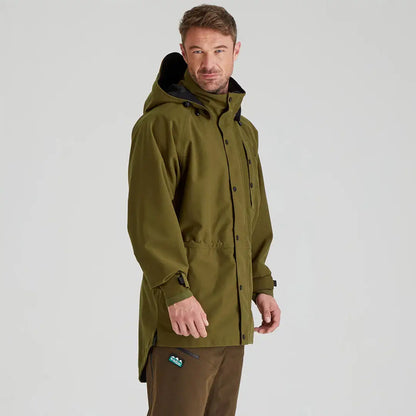 Olive green Ridgeline Mens Monsoon Classic Waterproof Jacket for weather protection