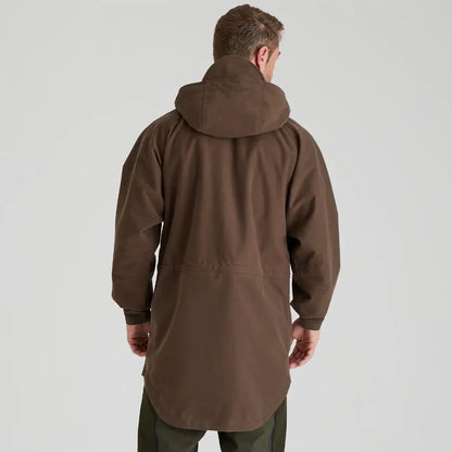 Brown hooded parka from Ridgeline Mens Monsoon Classic Waterproof Jacket collection
