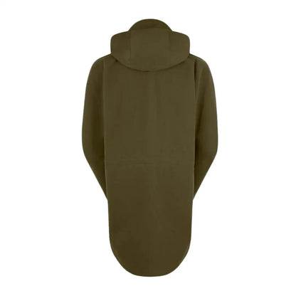 Olive green hooded poncho from Ridgeline Mens Monsoon Classic Waterproof Jacket collection