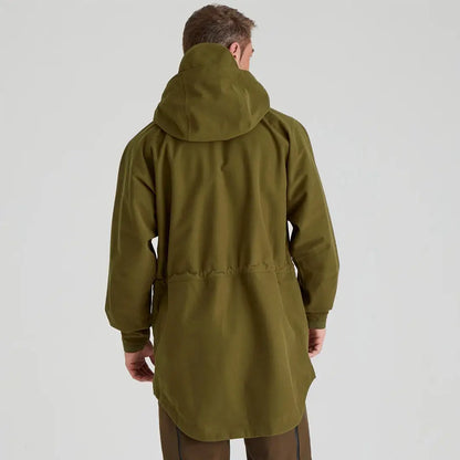 Olive green hooded parka from Ridgeline Mens Monsoon Classic Waterproof Jacket collection