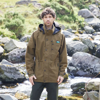 Olive green Ridgeline Mens Monsoon Classic Waterproof Jacket outdoor gear