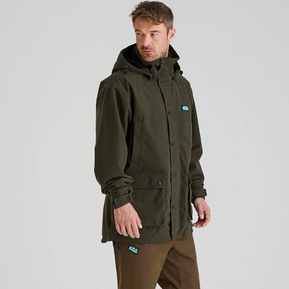 Olive green Hooded Jacket Ridgeline Torrent for country clothing outdoor adventures