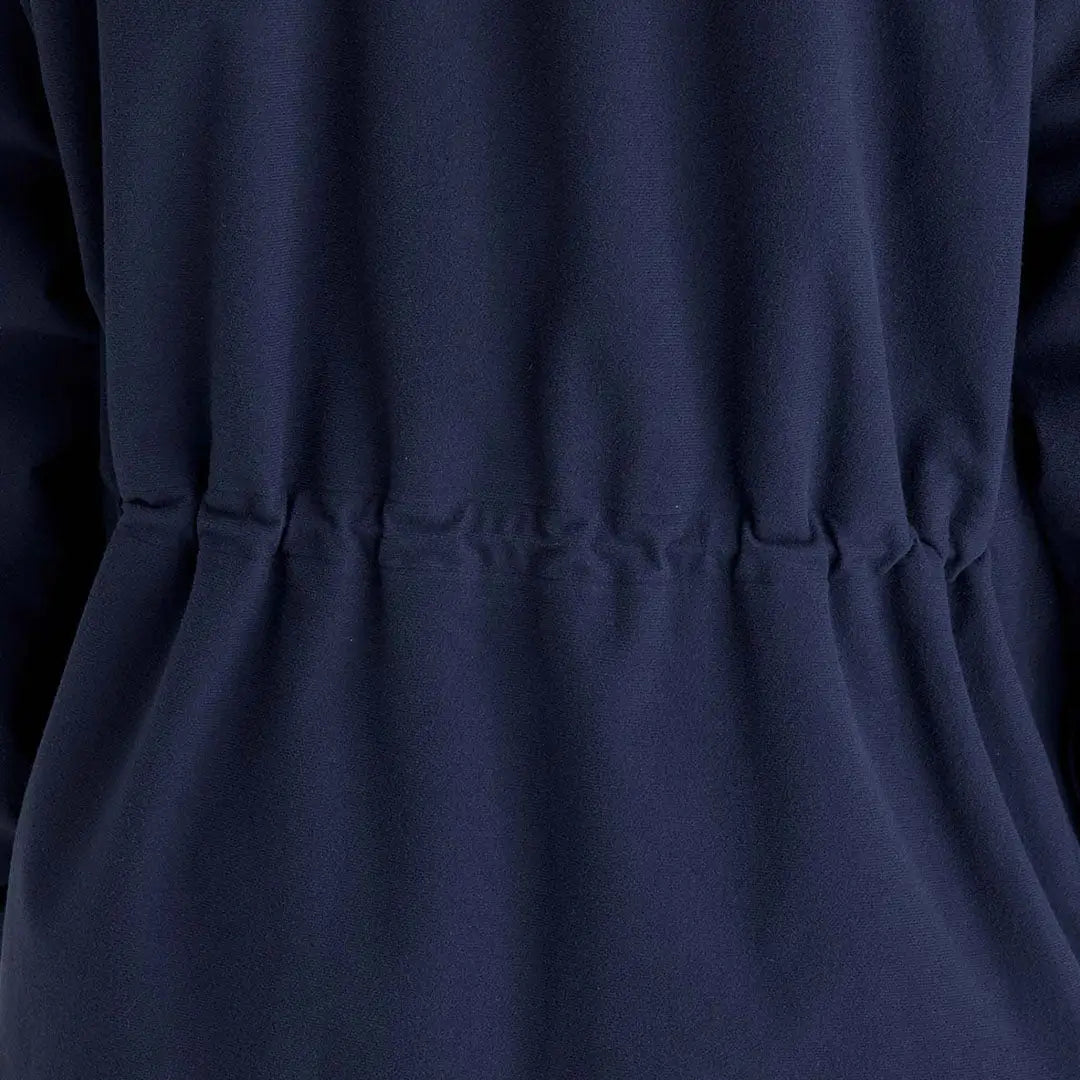 Navy blue drawstring waist on Ridgeline Mens Torrent III Jacket for country clothing style