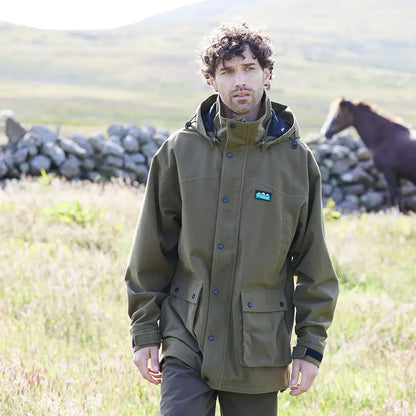 Olive green Ridgeline Torrent III Jacket, perfect for country clothing and outdoor trips