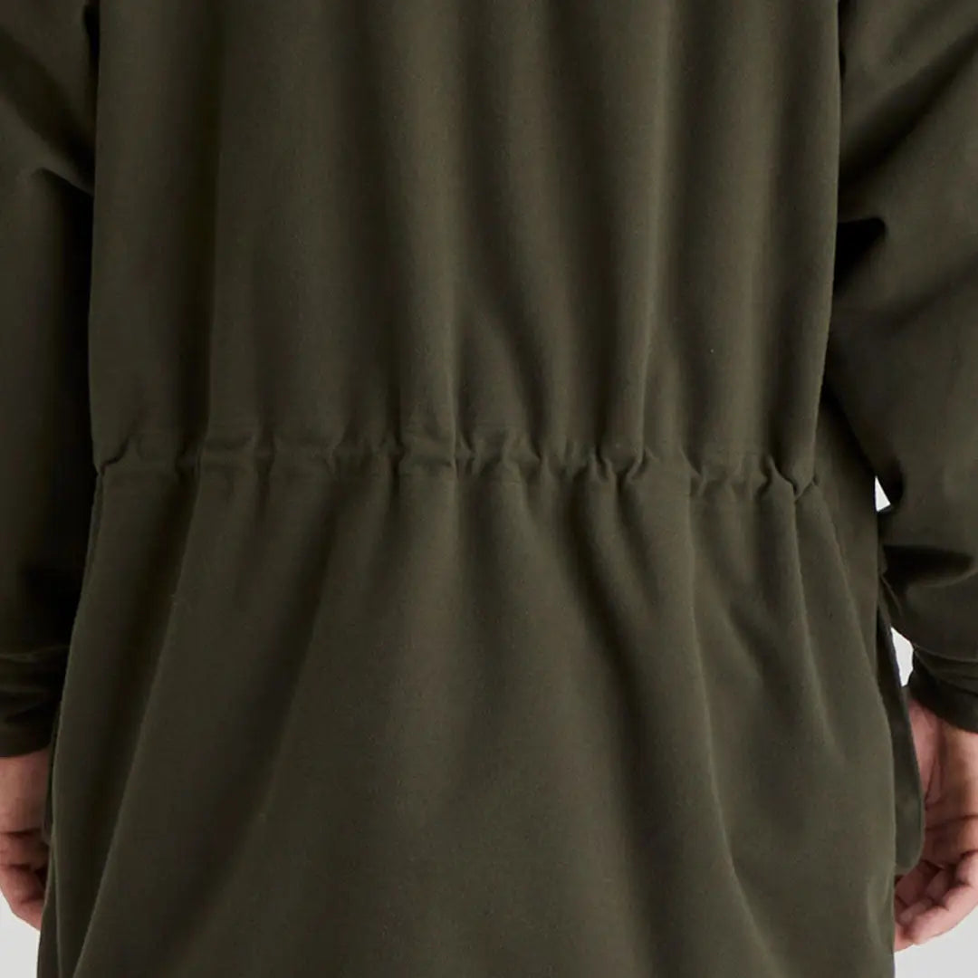 Olive green Ridgeline Torrent III Jacket with drawstring for country clothing style