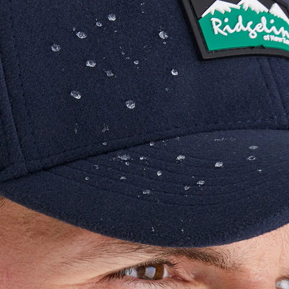 Dark blue Ridgeline Monsoon Classic Cap with water-resistant fabric and logo patch