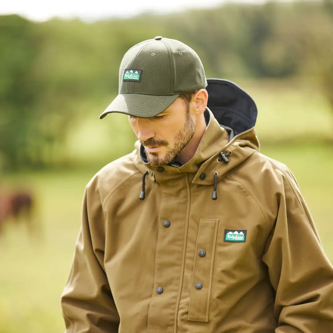 Khaki green waterproof jacket discount