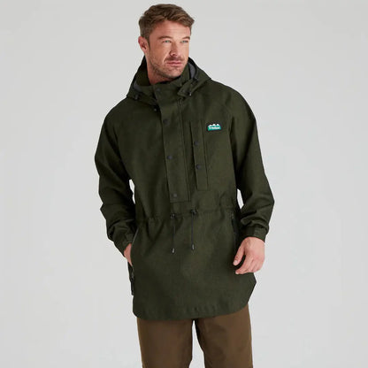 Olive green hooded anorak from Ridgeline Monsoon Light Smock collection