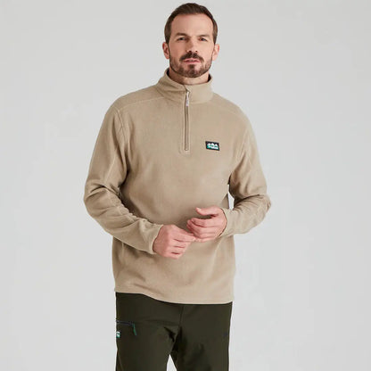 Beige Ridgeline Narvik Fleece made from soft functional polyester fleece for cozy warmth