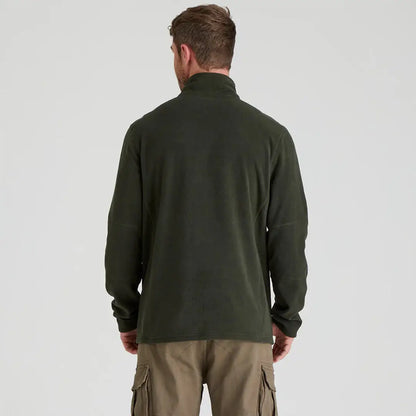 Olive green Ridgeline Narvik Fleece jacket made from soft functional polyester fleece