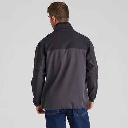 Two-tone gray Ridgeline Ranger Jacket made of four-way stretch polyester for comfort