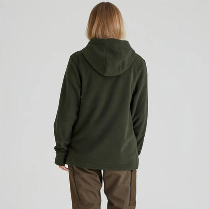 Olive green Ridgeline Womens Ballistic Hoodie with hooded fleece jacket style