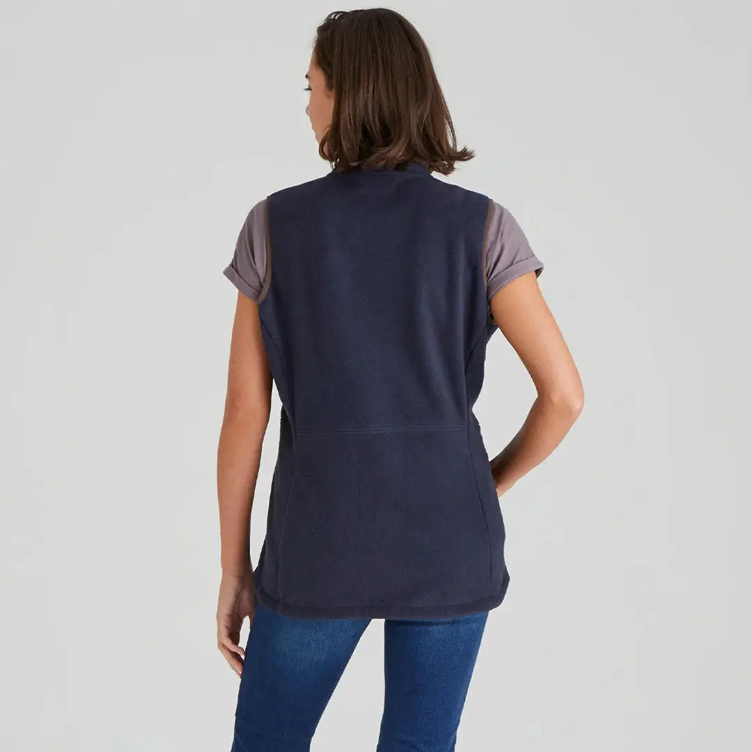 Navy blue fleece vest Ridgeline Womens Kodiak Gilet for advanced southern adventures