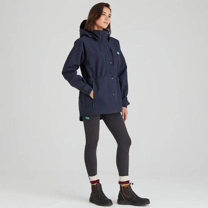 Navy blue hooded Monsoon Classic Jacket from Ridgeline Womens Monsoon Classic collection