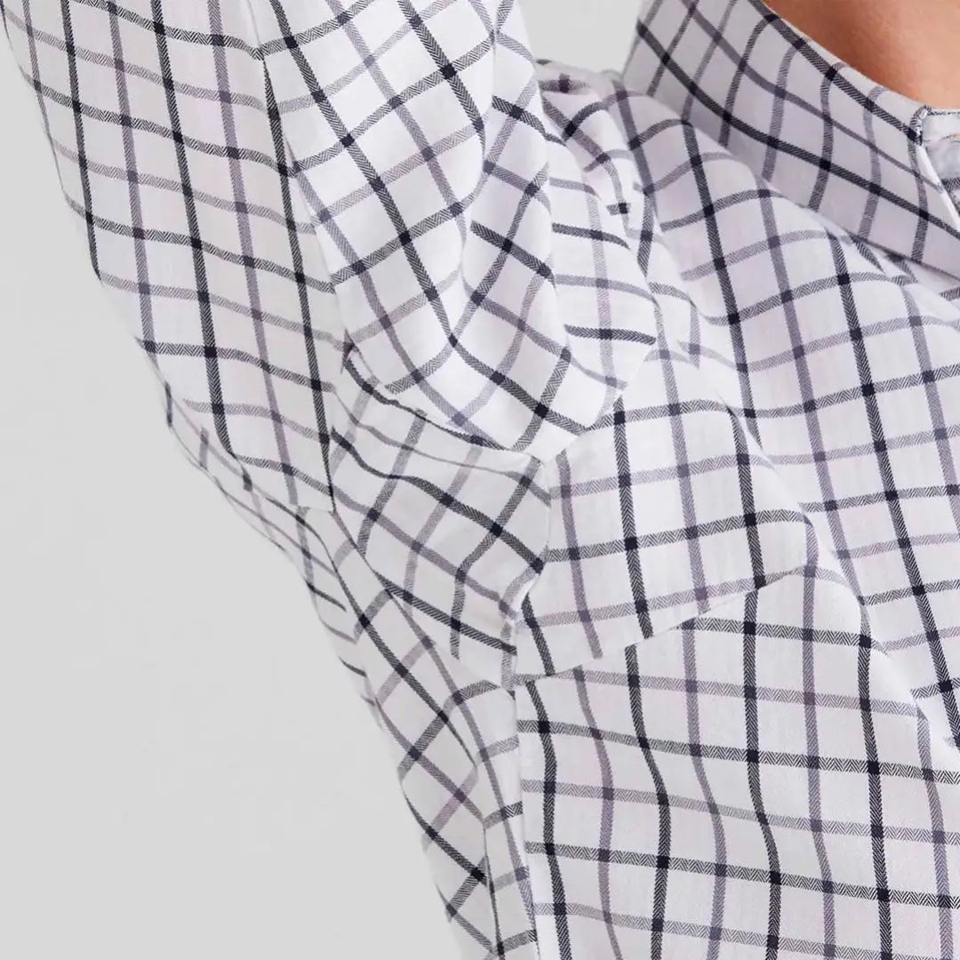 White and gray checkered Ridgeline Womens Sedgebrook Shirt for casual style
