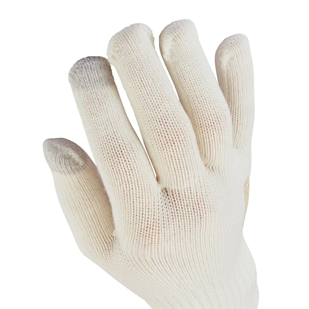 Cream fleece gloves hotsell