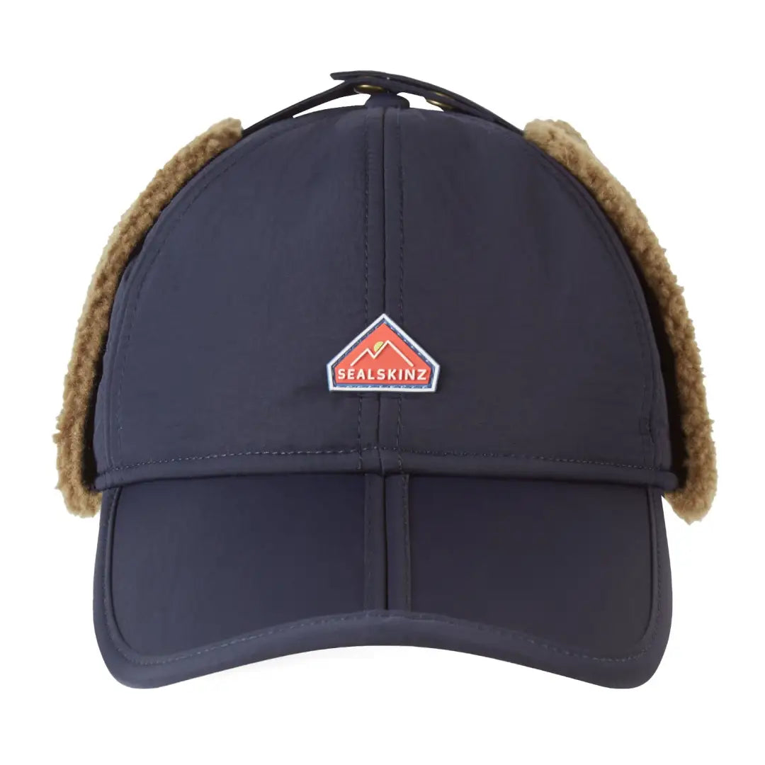 Sealskinz Upton waterproof winter hat with ear warmer, mountain logo, country clothing style