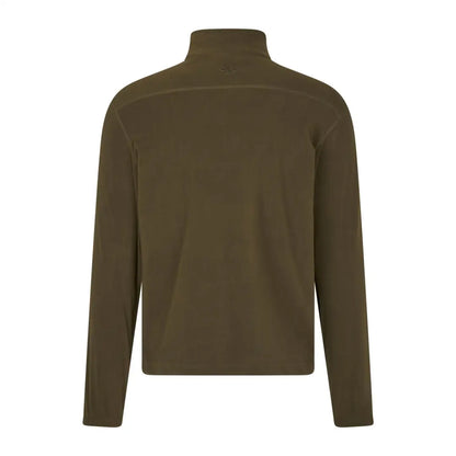 Olive green Benjamin Half Zip Fleece top from Seeland Benjamin Half collection