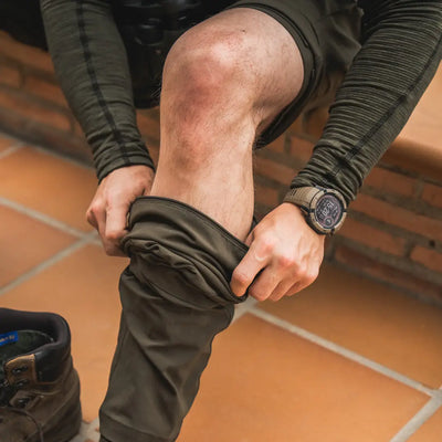 Olive-green Seeland Birch Zip-Off Trousers for hunting and outdoors adventures