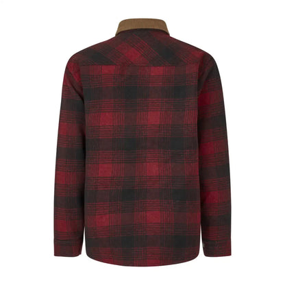 Red and black plaid Canada Yukon shirt jacket displayed on the Yukon shirt product page