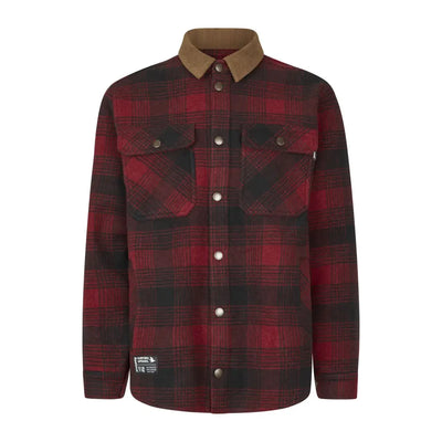 Red and black plaid Seeland Canada Yukon Shirt jacket perfect for Yukon adventures