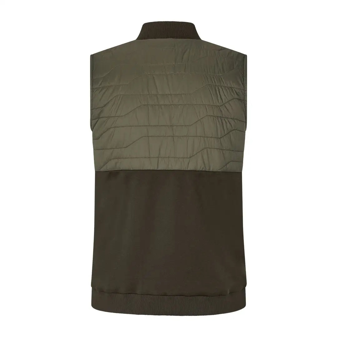 Olive green quilted Celsius Heat Liner Waistcoat from Seeland Celsius Heat collection