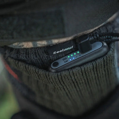 Seeland Celsius Heat Sock heated clothing controller with power banks for country clothing warmth