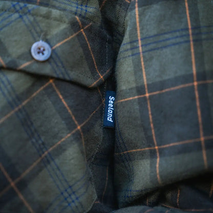 Seeland Glen Junior Flannel Shirt showing a cool plaid button-up shirt for juniors