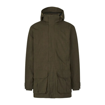 Olive green Hooded Parka from Seeland Highpoint Jacket for country clothing and hunting