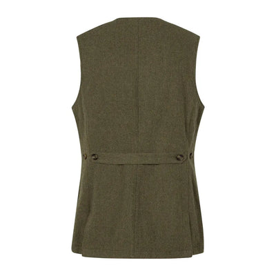 Olive green sleeveless vest with back belt detail, perfect Seeland Hillside Harriet Waistcoat