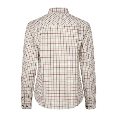 Checkered long sleeve Seeland Kerry Shooting Shirt with a stylish collar for shooting adventures
