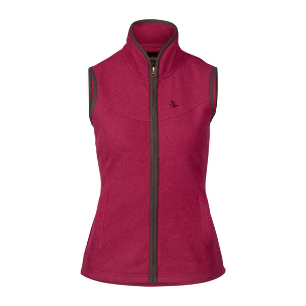 Seeland Ladies Woodcock Fleece Waistcoat Classic Burgundy 10