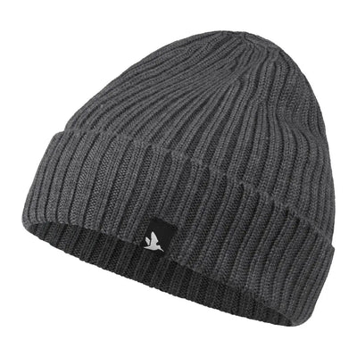 Gray ribbed knit beanie perfect for winter – Seeland Norite Beanie style