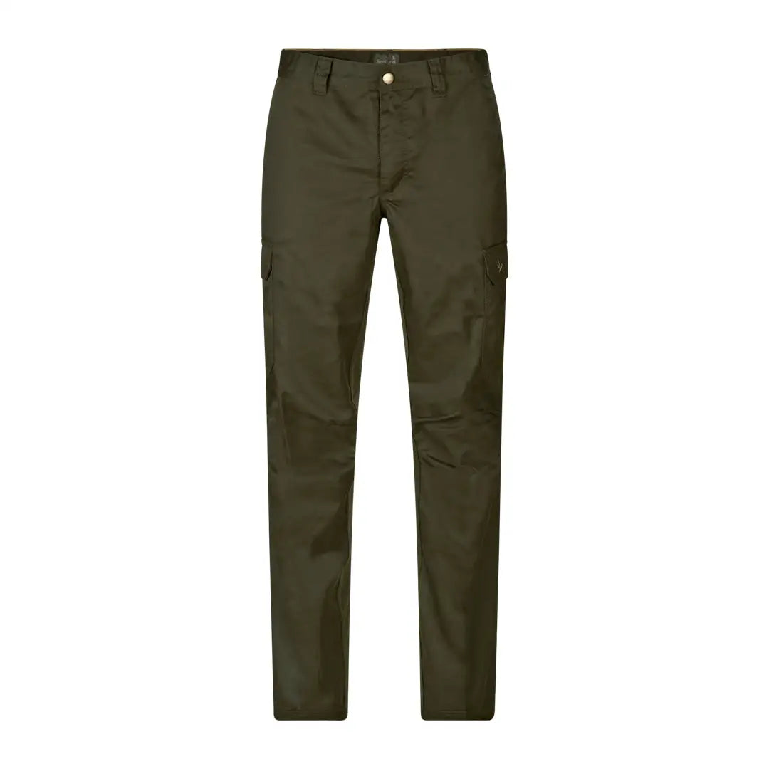 Pocket Wool Trousers in Forest