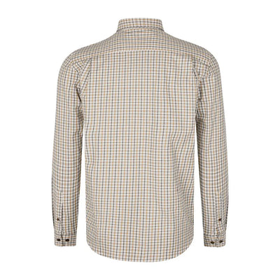 Checkered Seeland Oxford Shooting Shirt features smart details and breathable cotton blend