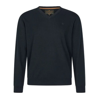 Navy blue Pine V-Neck sweater from Seeland Pine V-Neck Pullover, perfect for country hunting clothing
