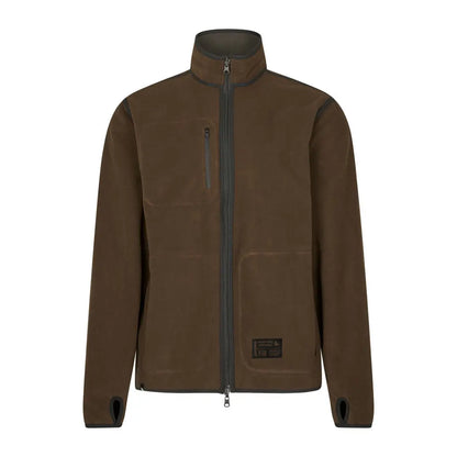 Brown Seeland Rogue Solid Reversible Fleece Jacket, versatile reversible fleece jacket for outdoor fun