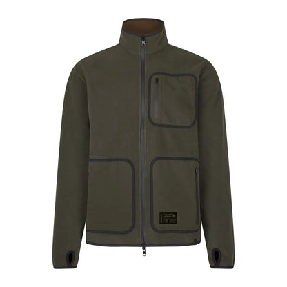 Olive green Seeland Rogue Solid Reversible Fleece Jacket for outdoor adventures
